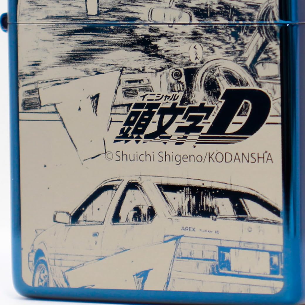 Amazon.co.jp: Zippo 『頭文字D』 ブルーチタン model 藤原拓海 「30th